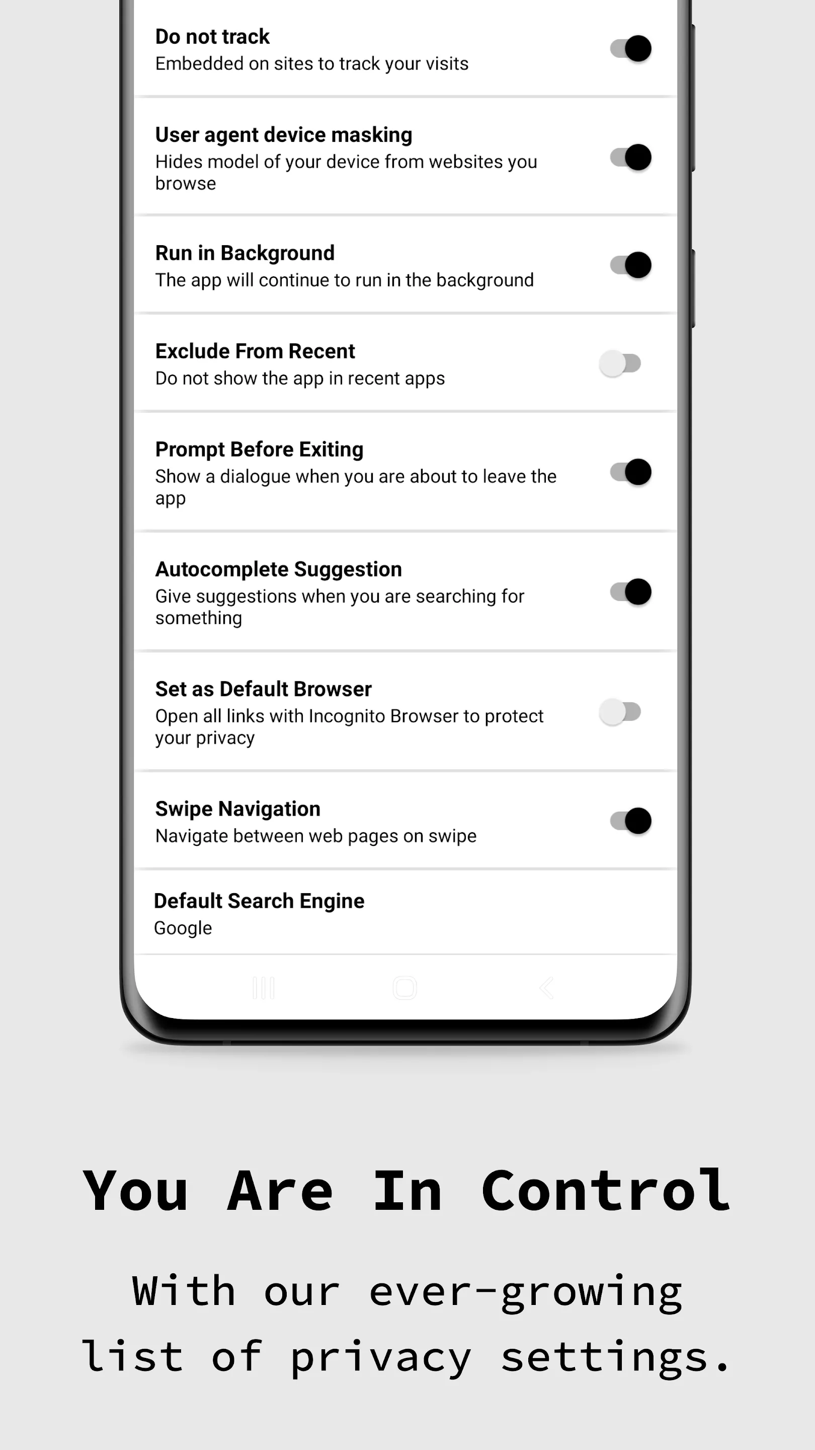 Incognito Browser - Go Private | Indus Appstore | Screenshot