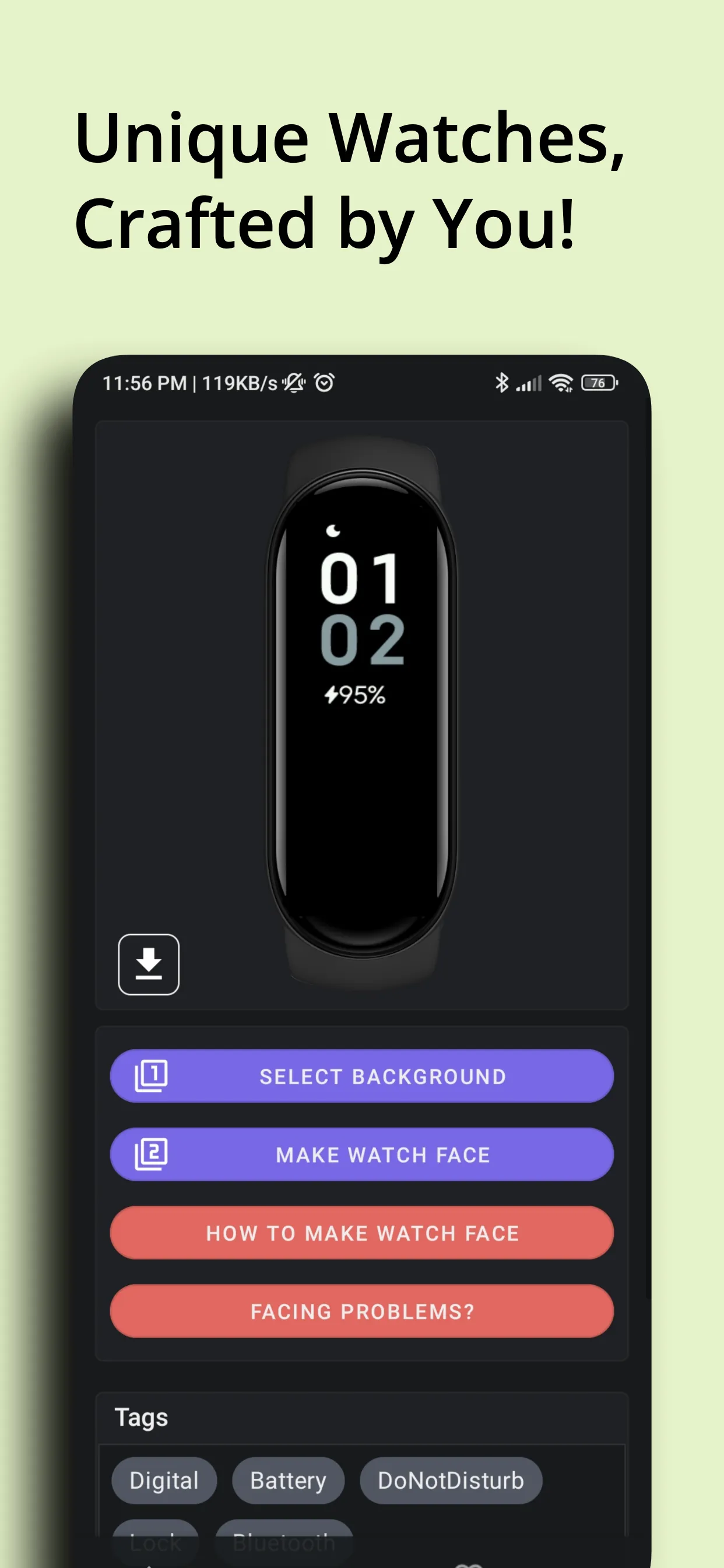 Mi Band 6 Watch Faces | Indus Appstore | Screenshot