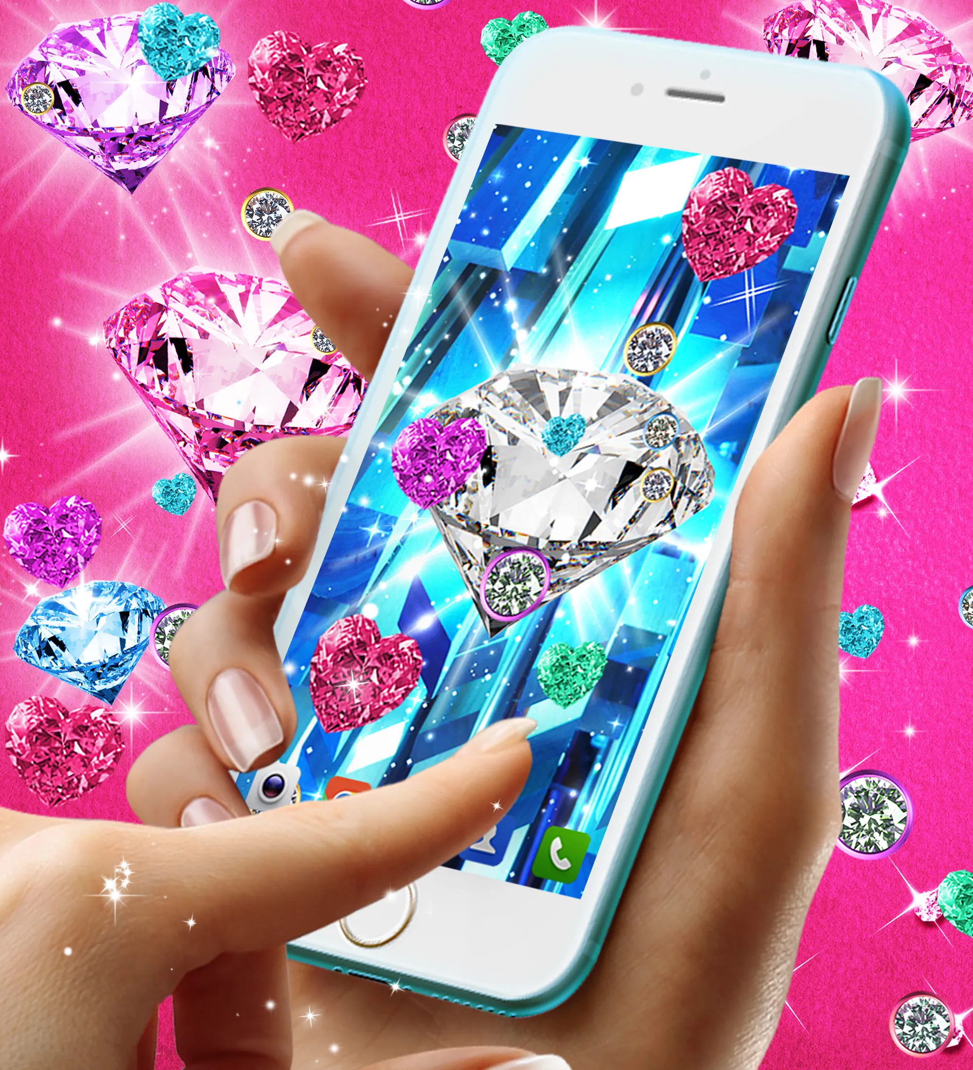 Diamond live wallpaper | Indus Appstore | Screenshot