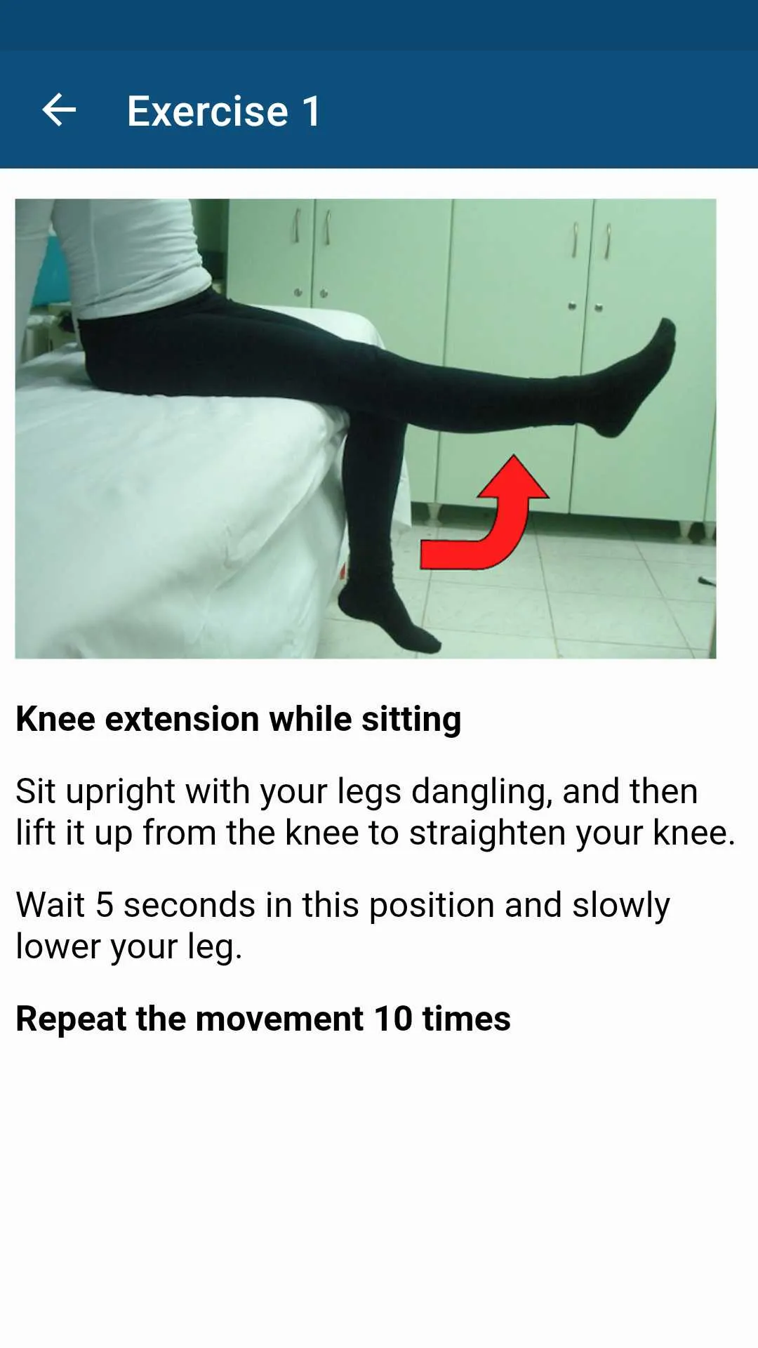 Knee Osteoarthritis Exercises | Indus Appstore | Screenshot