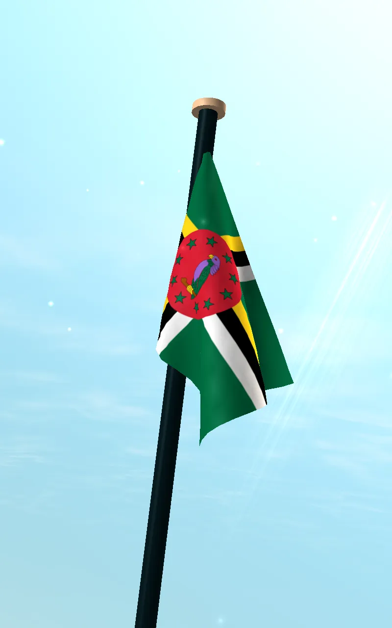 Dominica Flag 3D Free | Indus Appstore | Screenshot