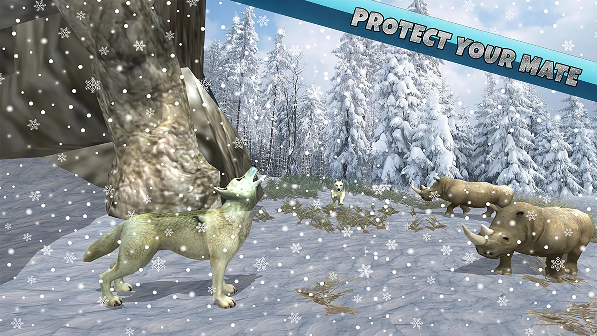 Arctic Wolf Family Simulator | Indus Appstore | Screenshot