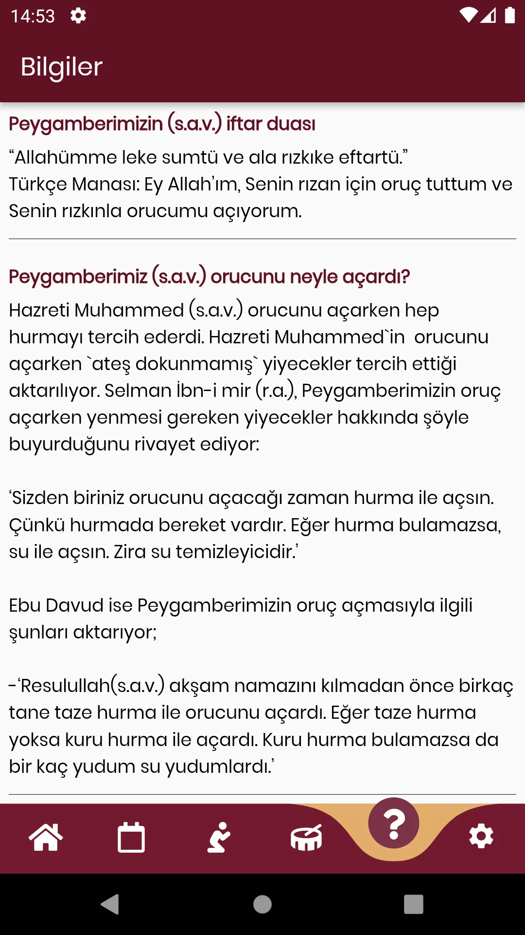 Ramazan İmsakiyesi 2024 | Indus Appstore | Screenshot