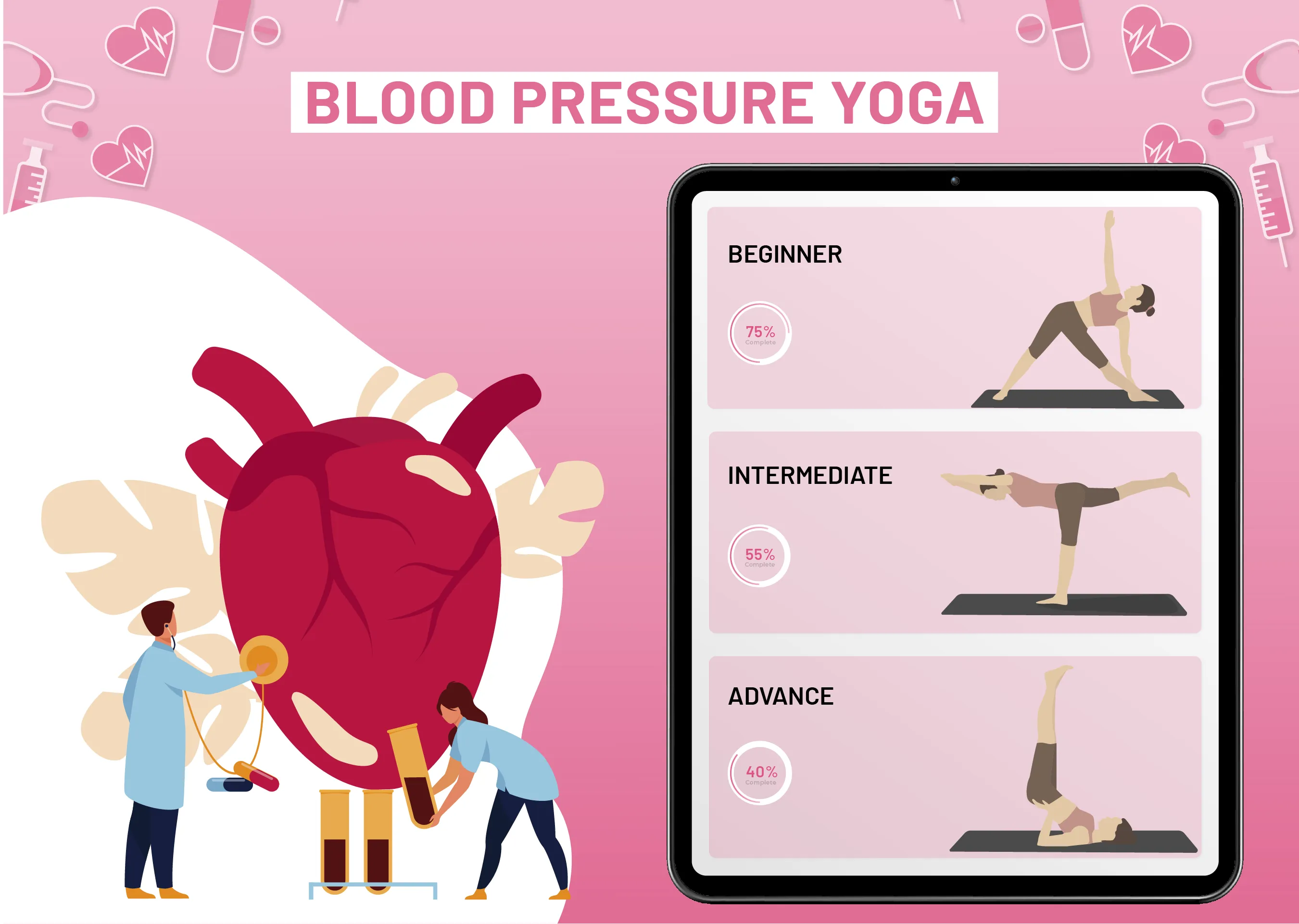 Blood Pressure Yoga Therapy –  | Indus Appstore | Screenshot