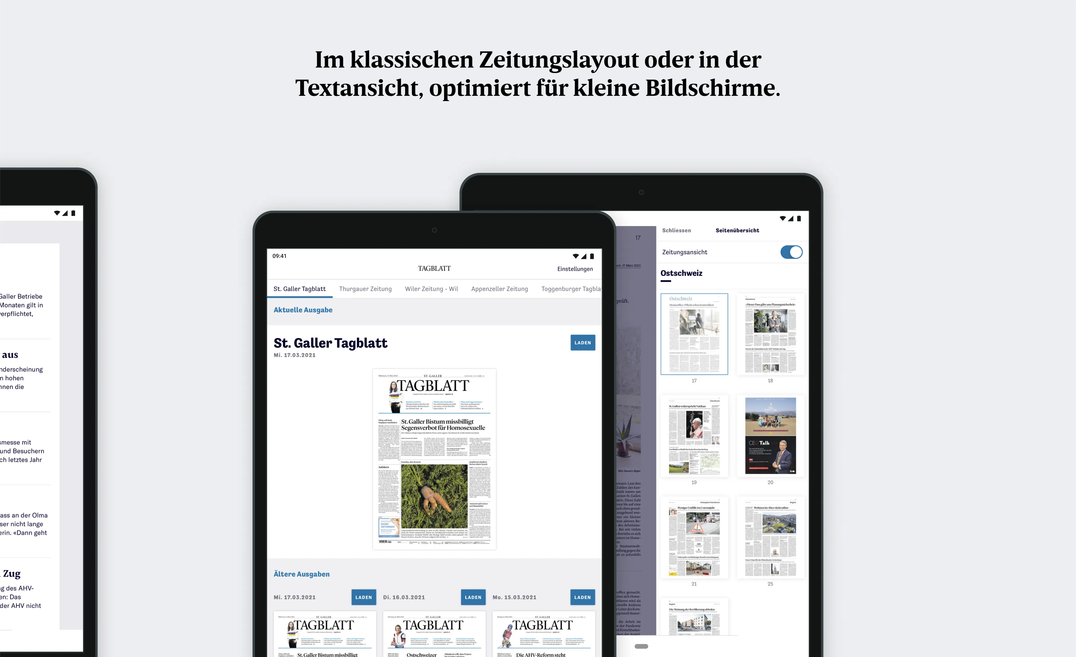 St. Galler Tagblatt E-Paper | Indus Appstore | Screenshot