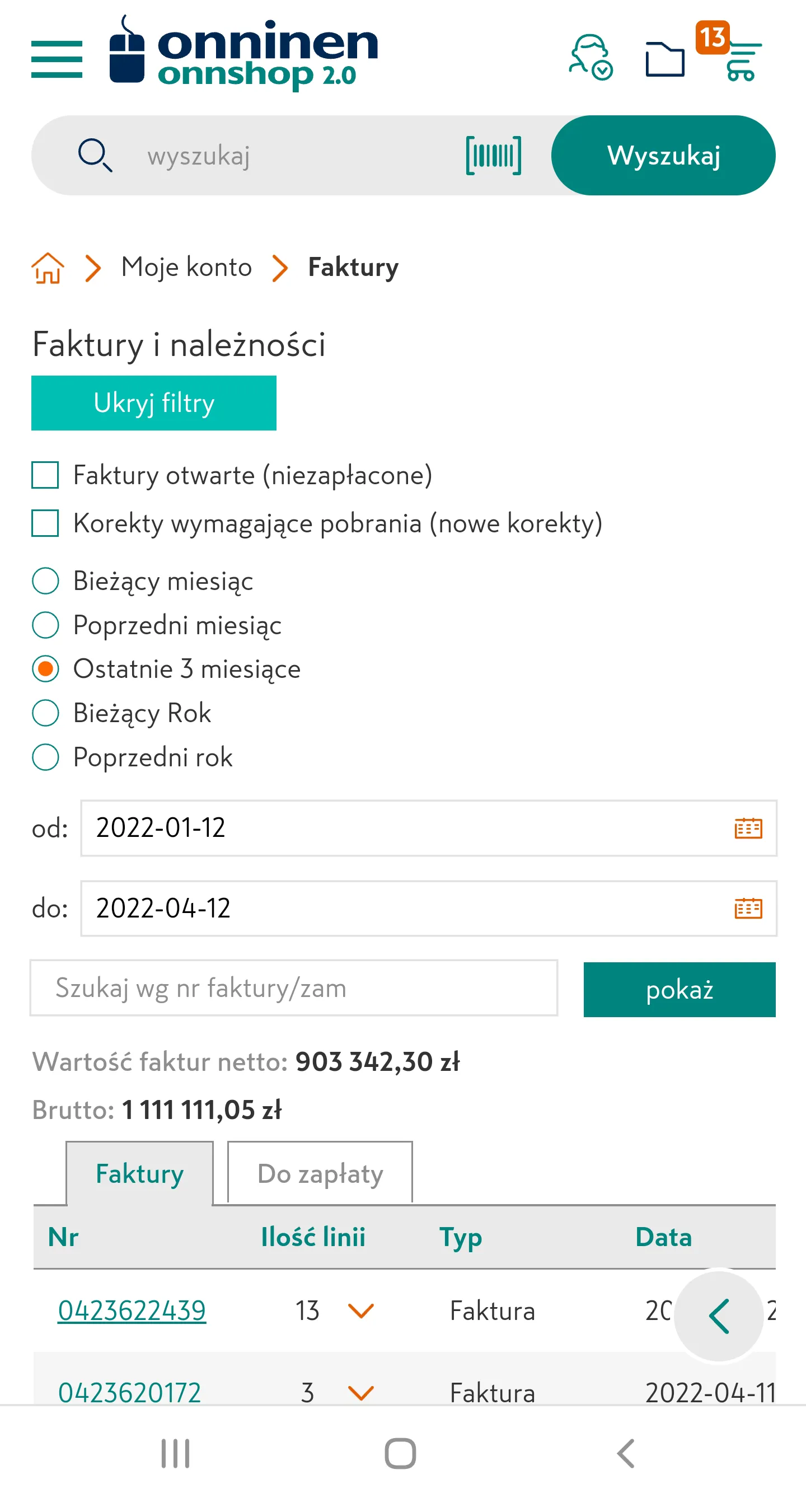 onninen.pl | Indus Appstore | Screenshot