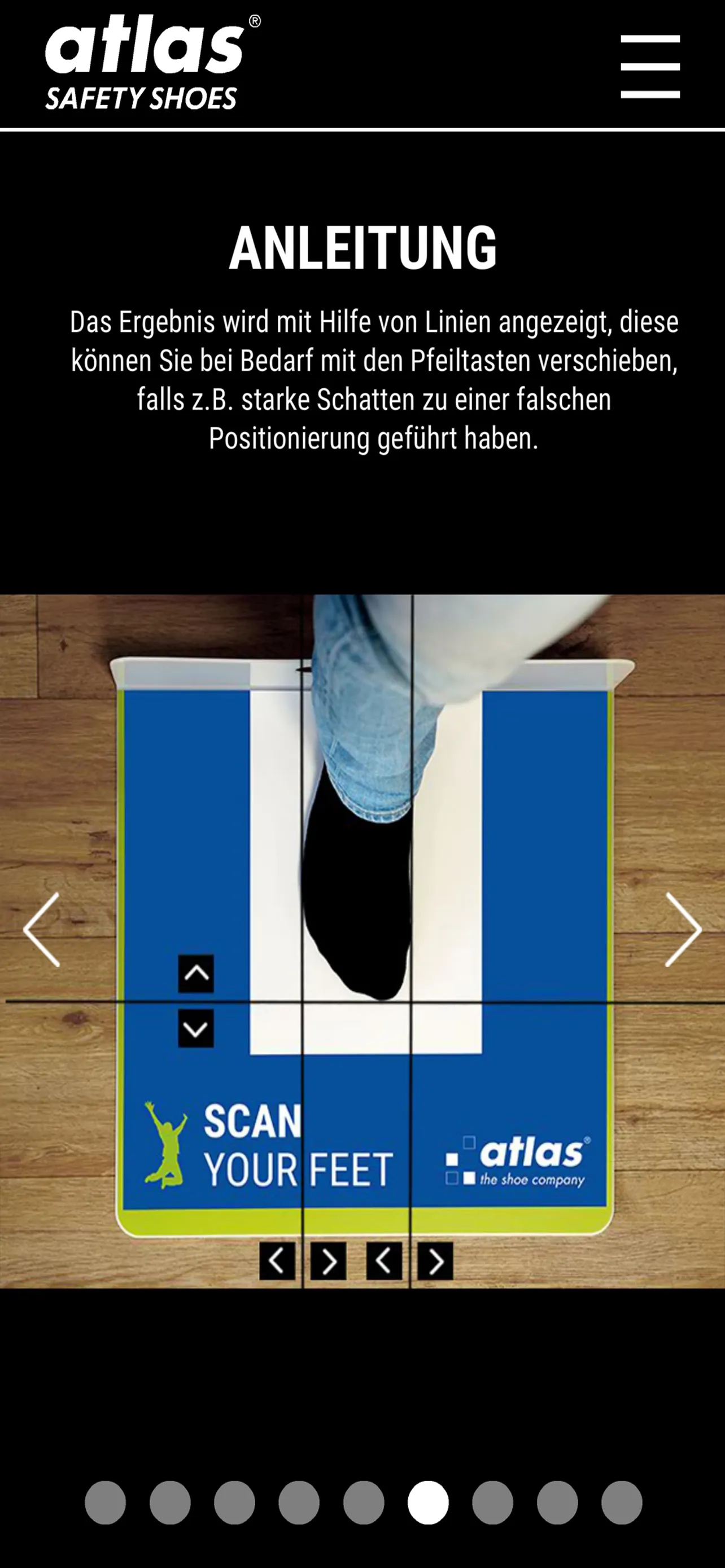 ATLAS – scan your feet! | Indus Appstore | Screenshot