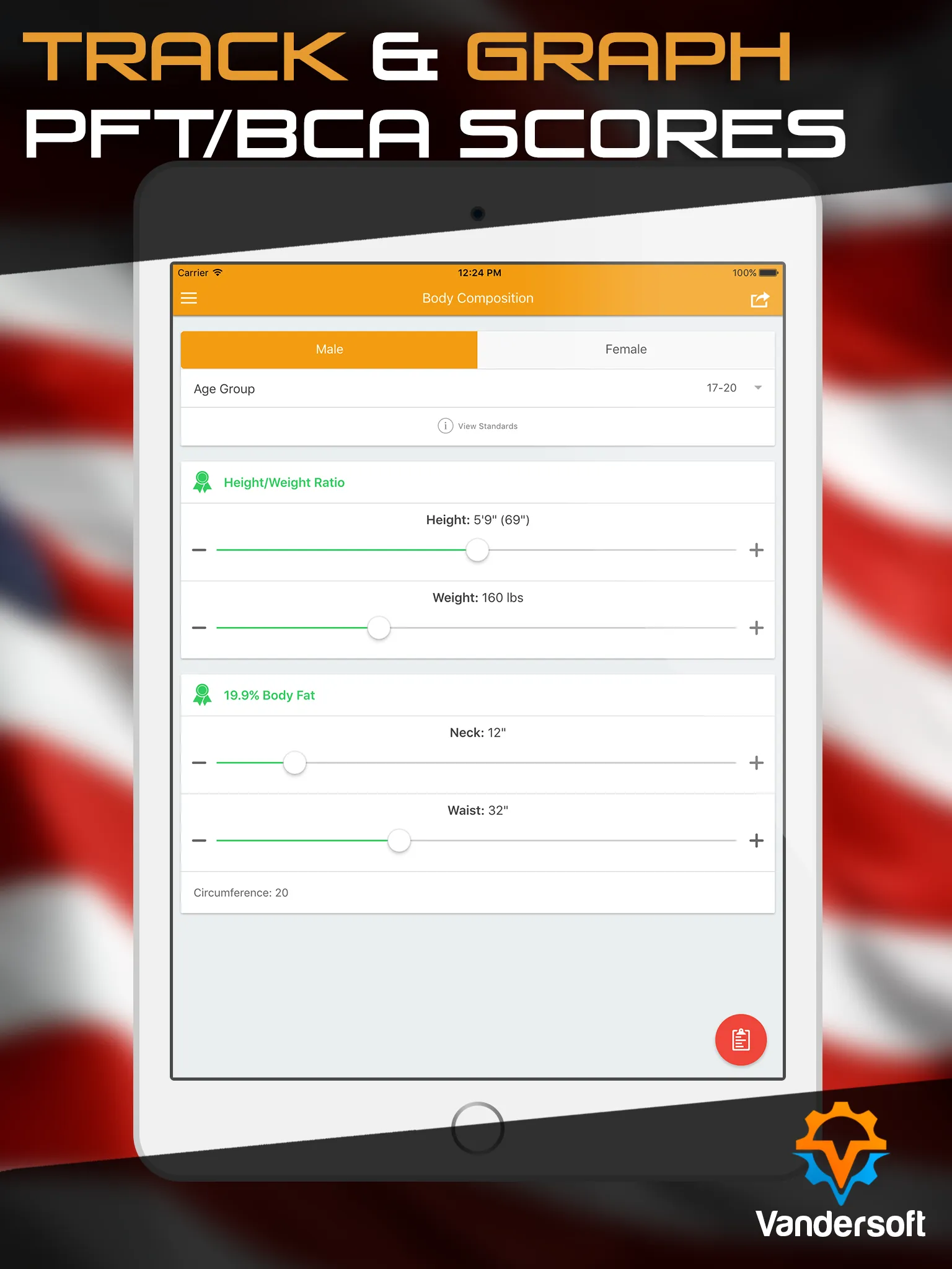 Army PRT - U.S. Army APFT Calc | Indus Appstore | Screenshot