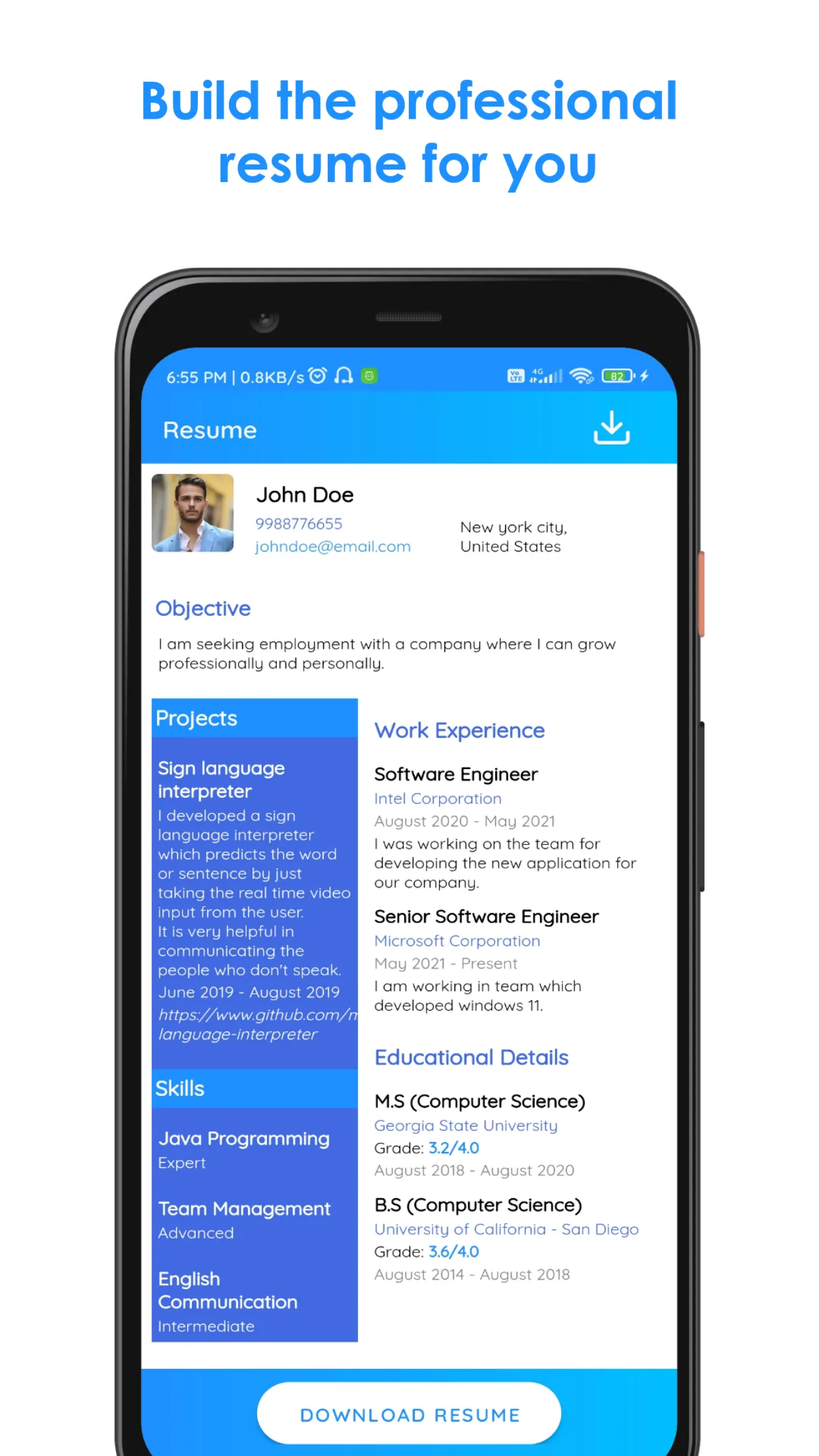 Resume Builder - CV Maker | Indus Appstore | Screenshot