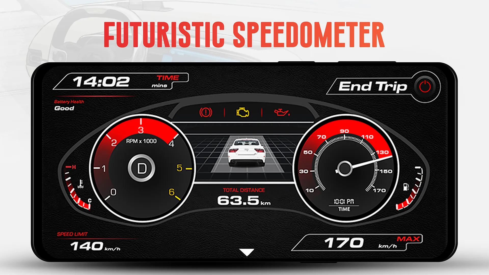 GPS Speedometer OBD2 Dashboard | Indus Appstore | Screenshot