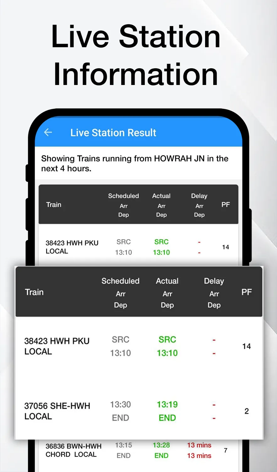 Indian Railway Timetable Live | Indus Appstore | Screenshot