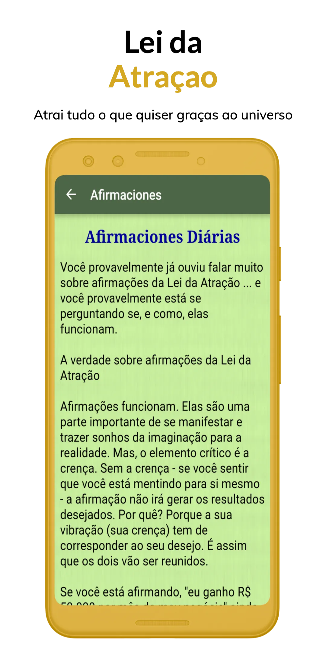 Lei da atraçao - Abundância | Indus Appstore | Screenshot