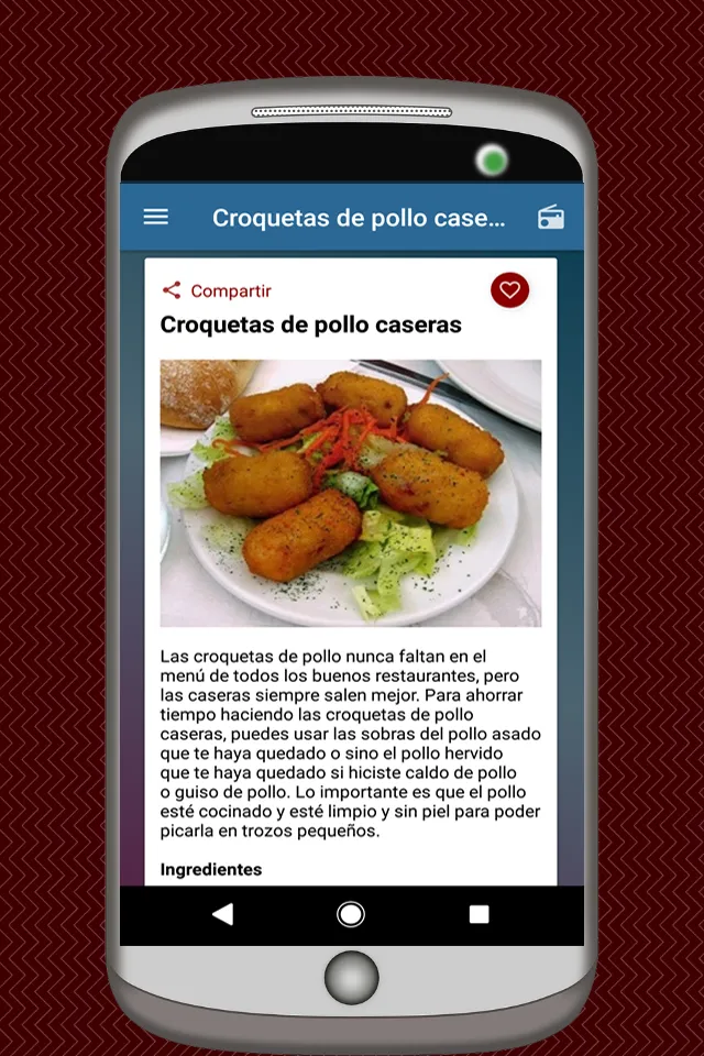 Recetas de Pollo Asado y Frito | Indus Appstore | Screenshot