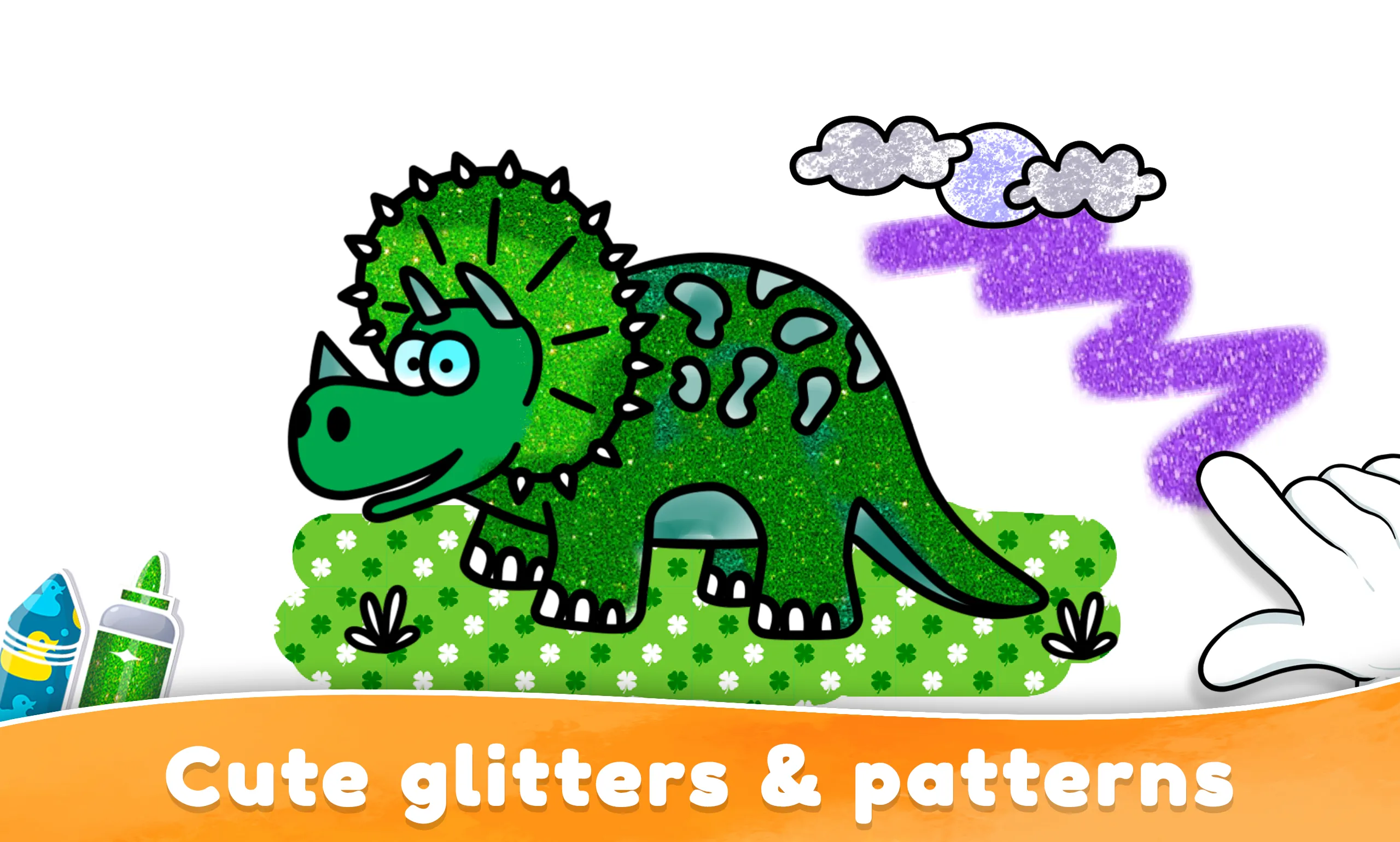 Toddler Coloring Book Glitter | Indus Appstore | Screenshot