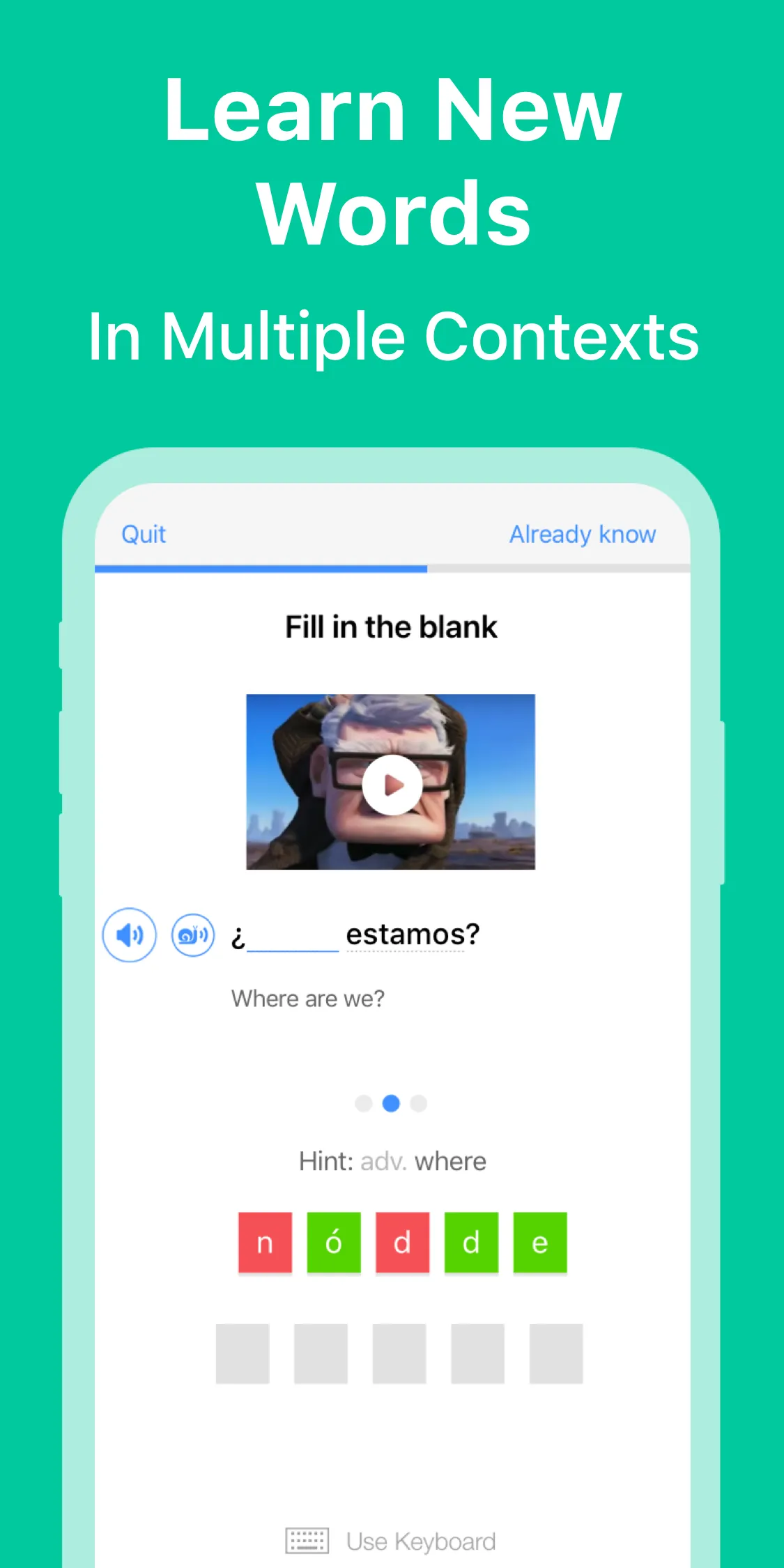 FluentU: Learn Language videos | Indus Appstore | Screenshot