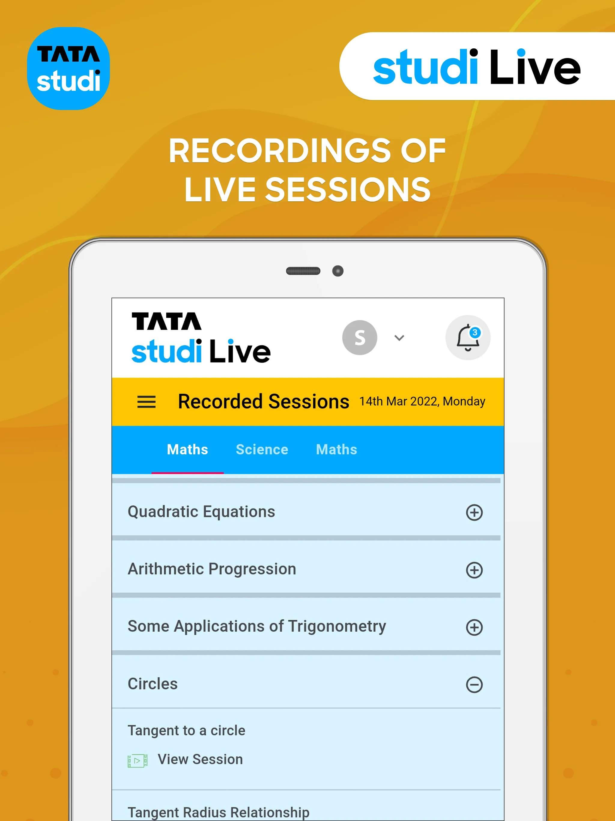 Tata Studi Live | Indus Appstore | Screenshot