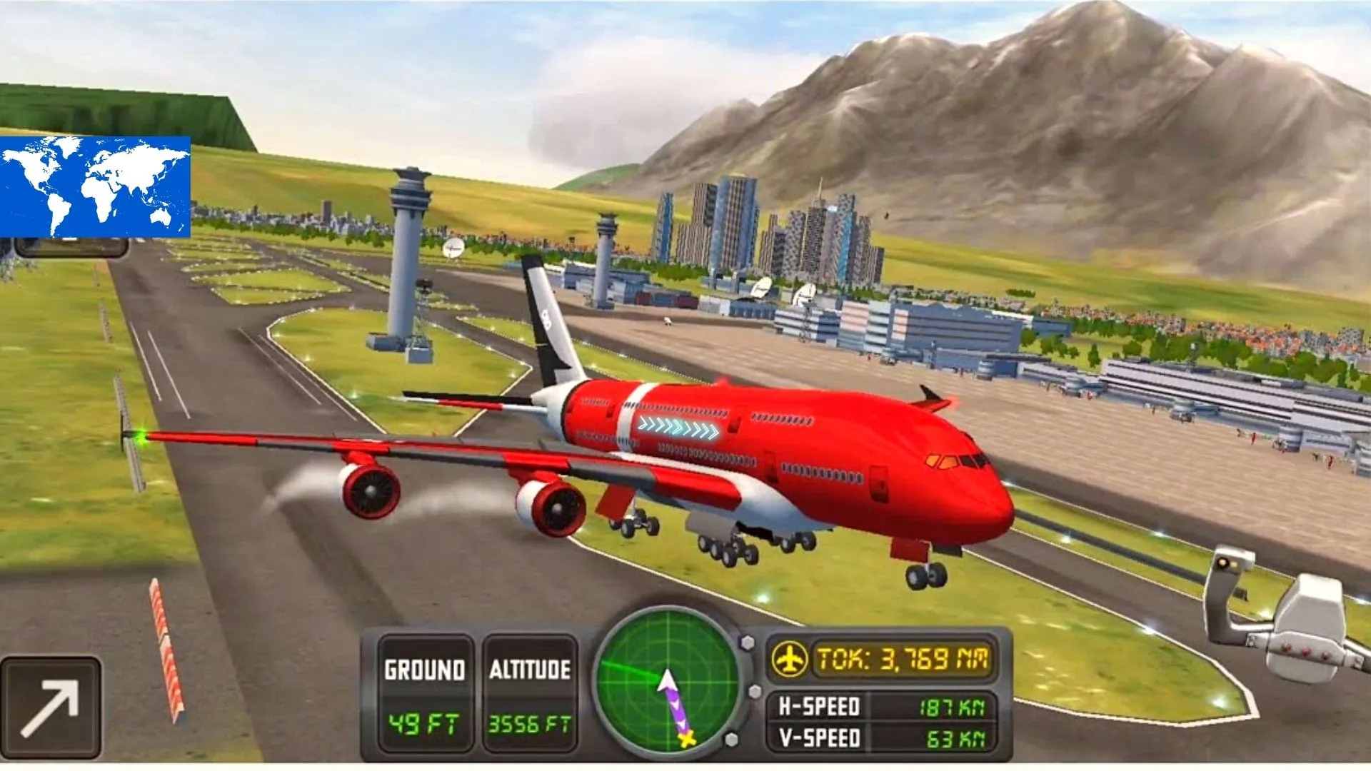 Plane Pilot Flight Simulator | Indus Appstore | Screenshot