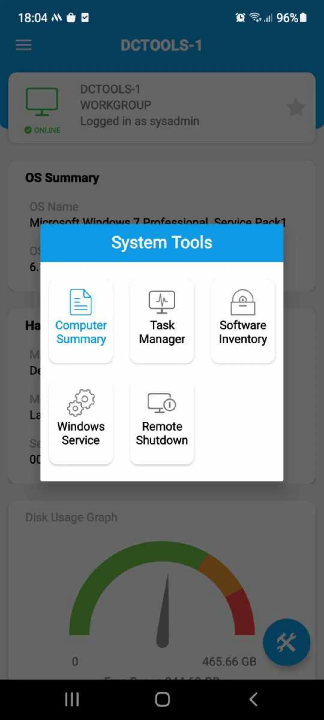 SysAdmin Tools | Indus Appstore | Screenshot