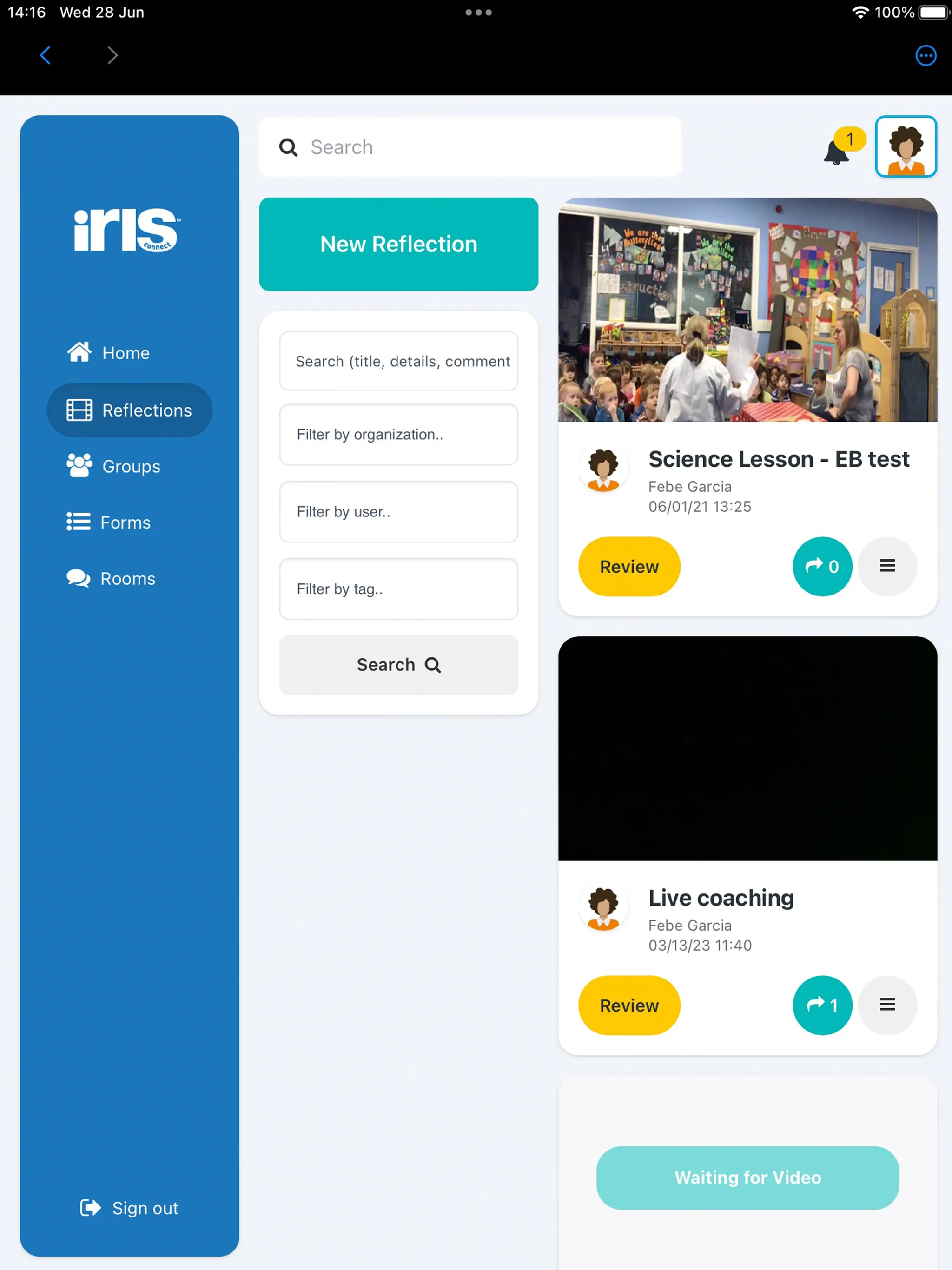 CPD Platform - IRIS Connect | Indus Appstore | Screenshot