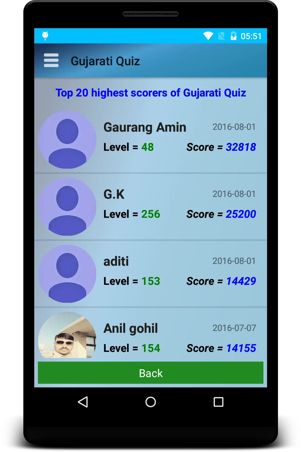 Gujarati Quiz | Indus Appstore | Screenshot