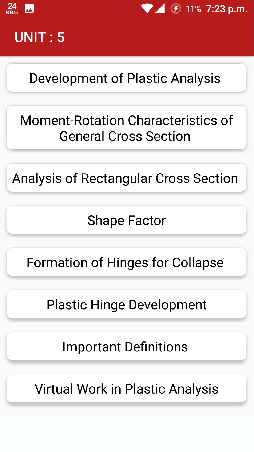 STRUCTURAL ANALYSIS - II | Indus Appstore | Screenshot