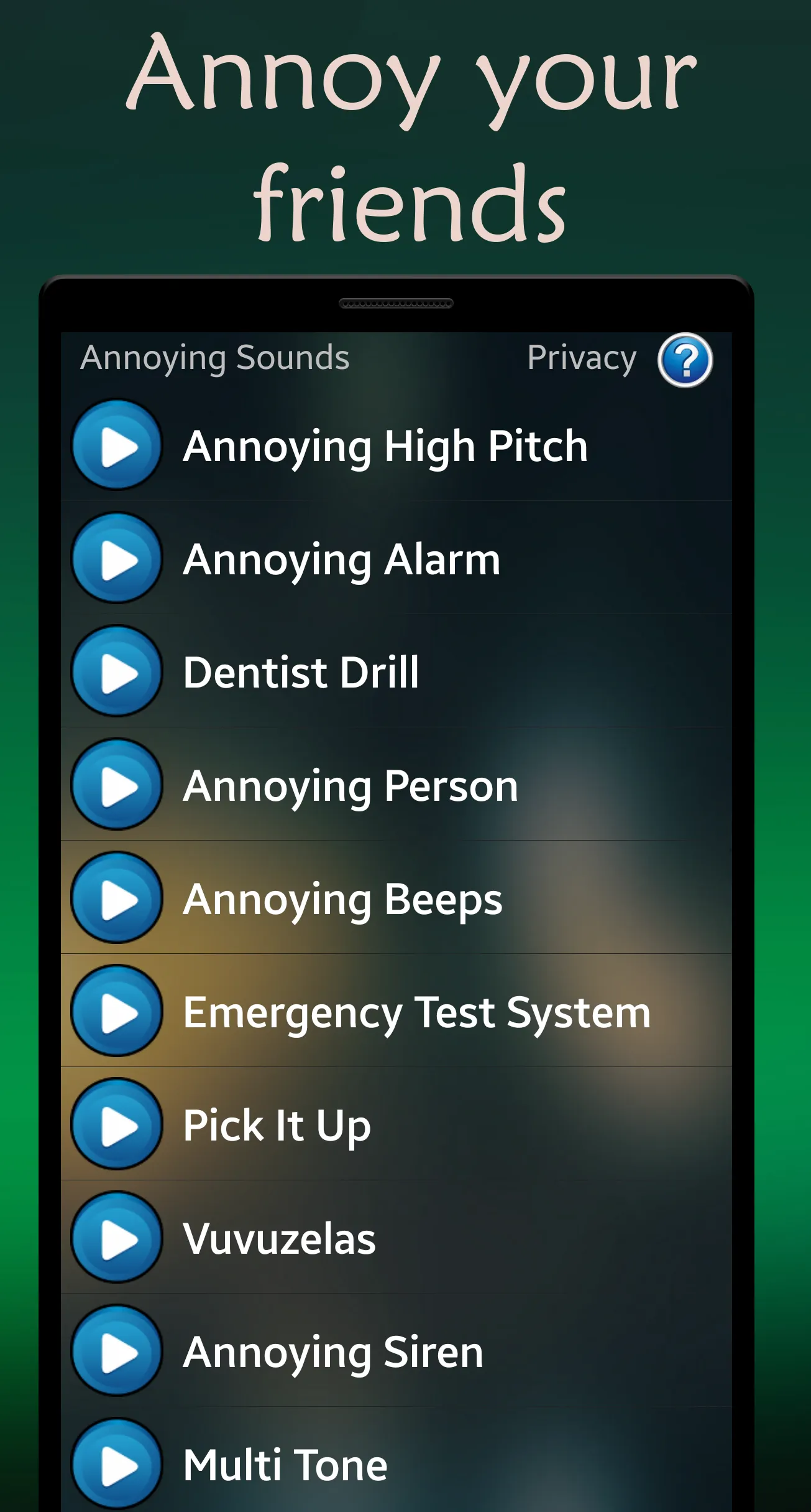 Annoying Sounds | Indus Appstore | Screenshot