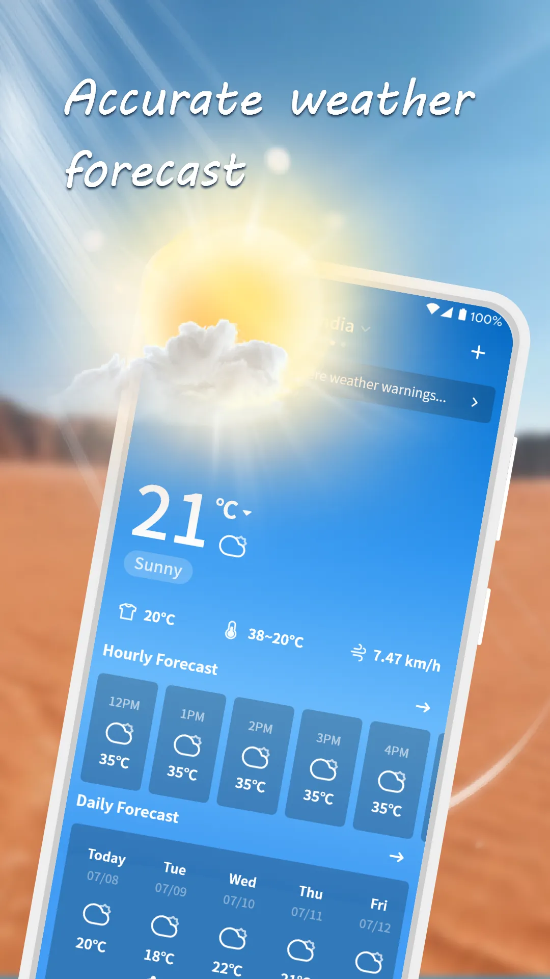 Nice Weather | Indus Appstore | Screenshot