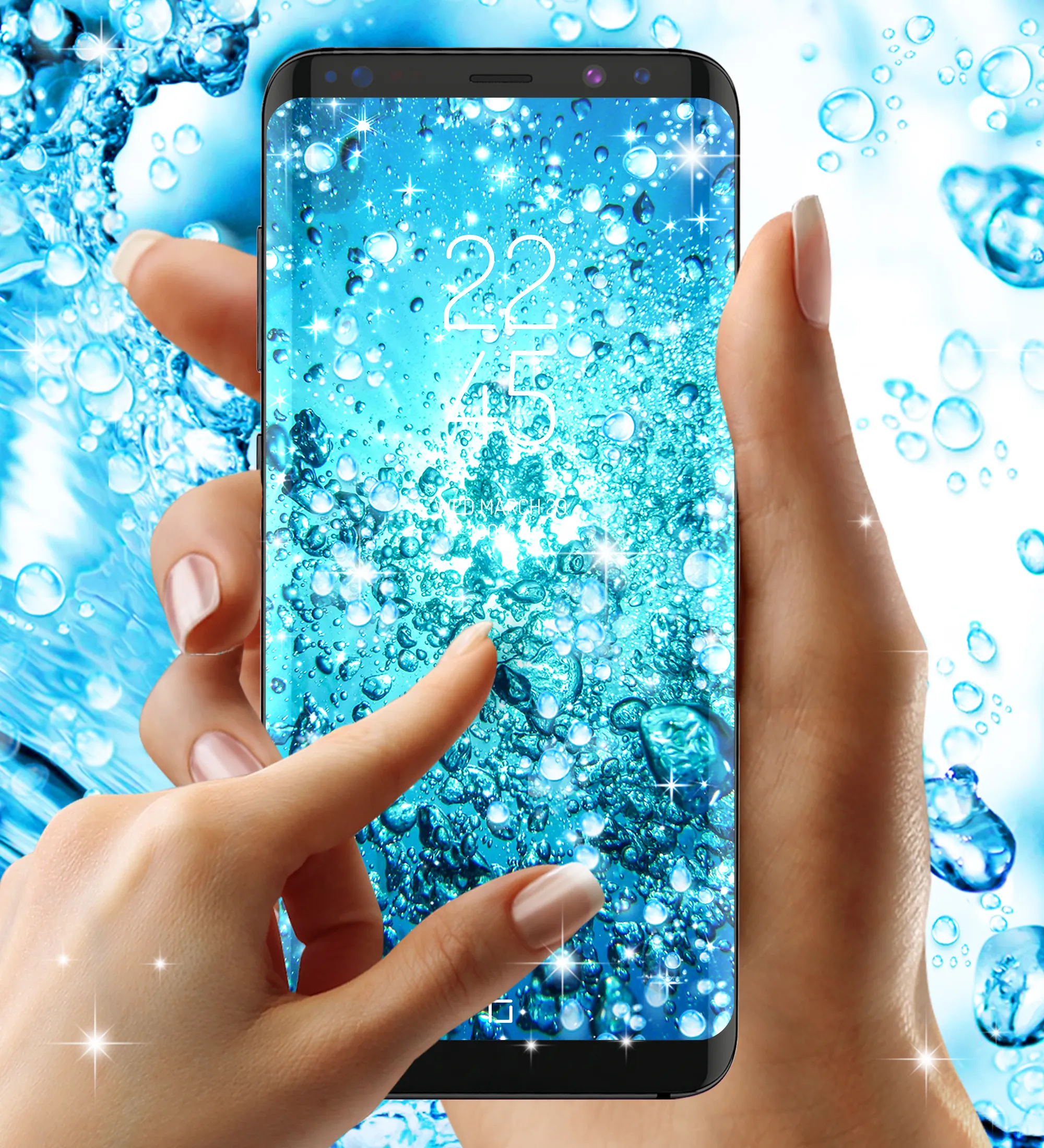 Water drops live wallpaper | Indus Appstore | Screenshot