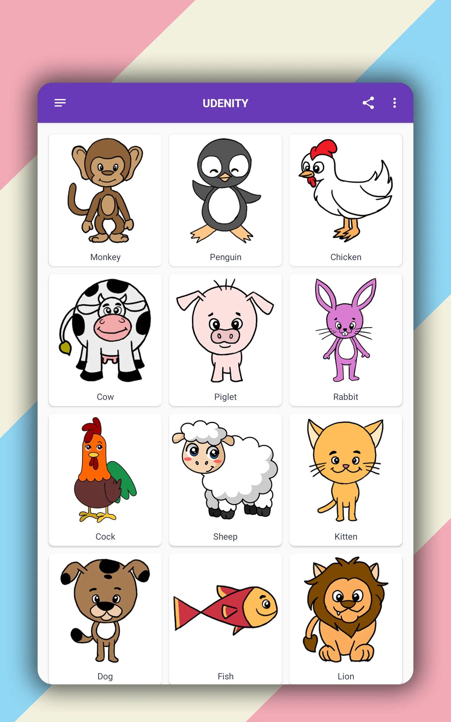 How to draw cute animals step  | Indus Appstore | Screenshot