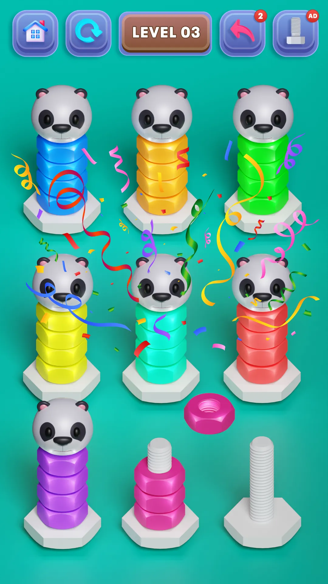 Nuts & Bolts, Nut Puzzle Games | Indus Appstore | Screenshot