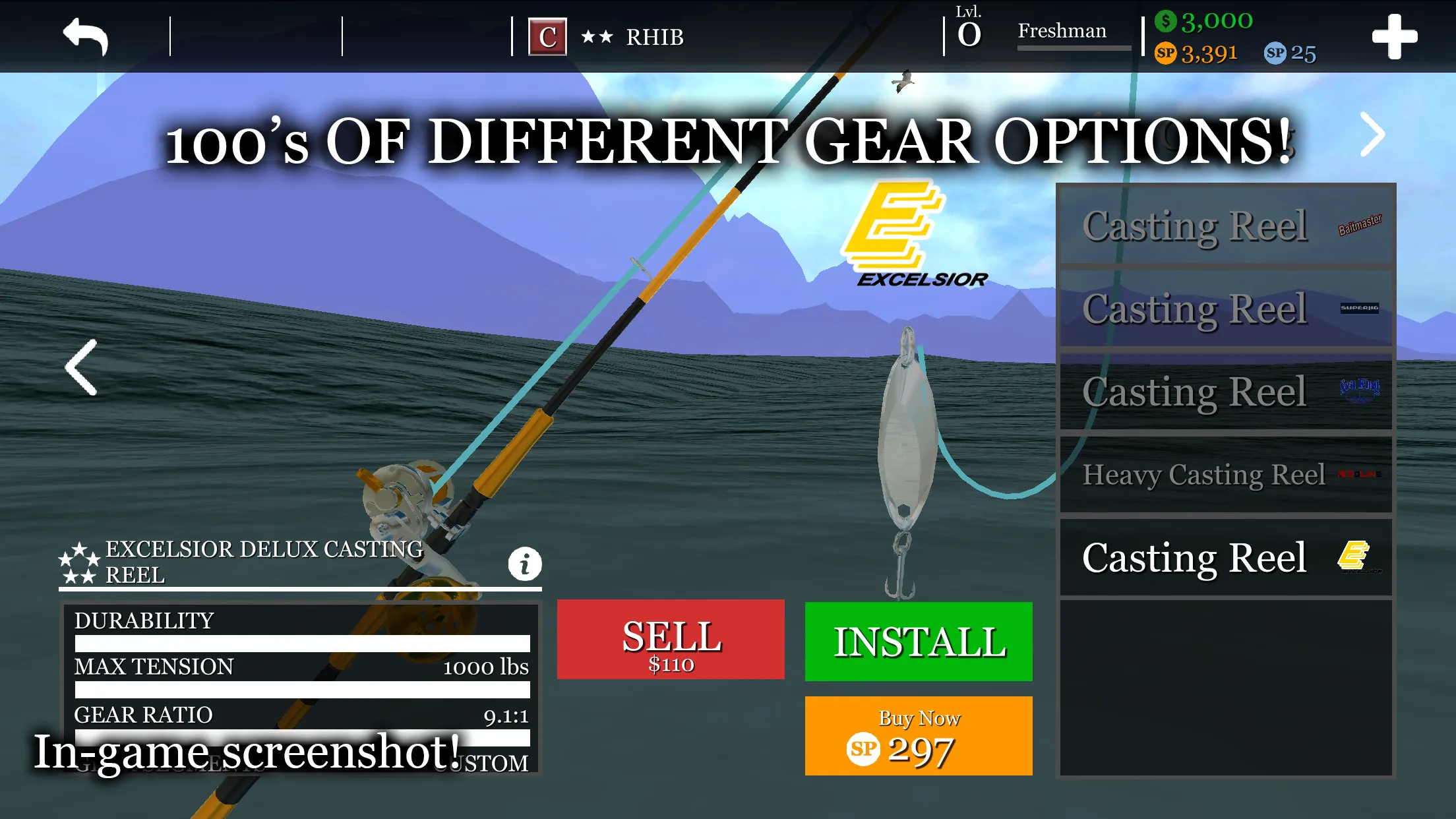 uCaptain: Boat Fishing Game 3D | Indus Appstore | Screenshot