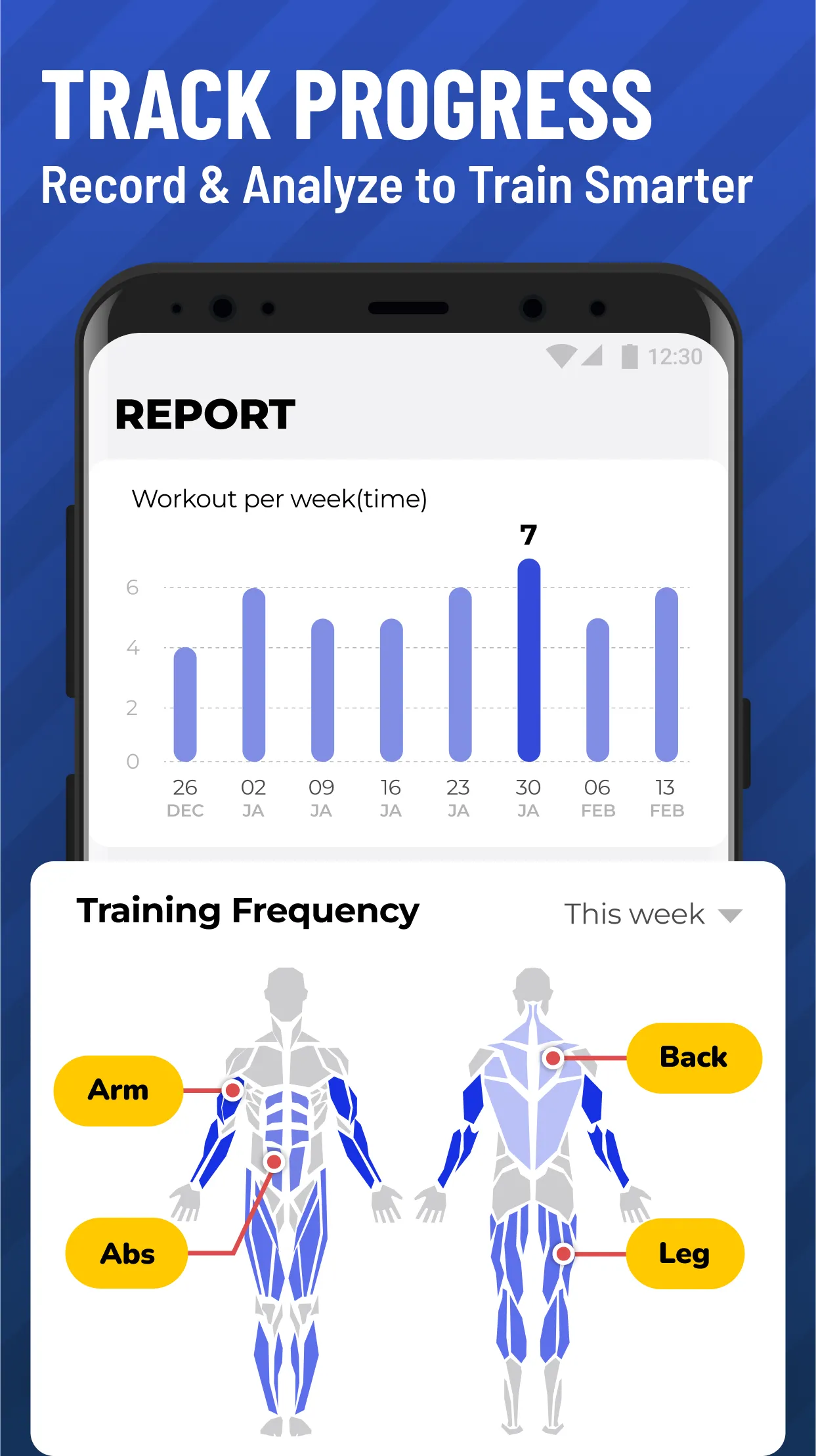 Gym Workout Tracker: Gym Log | Indus Appstore | Screenshot