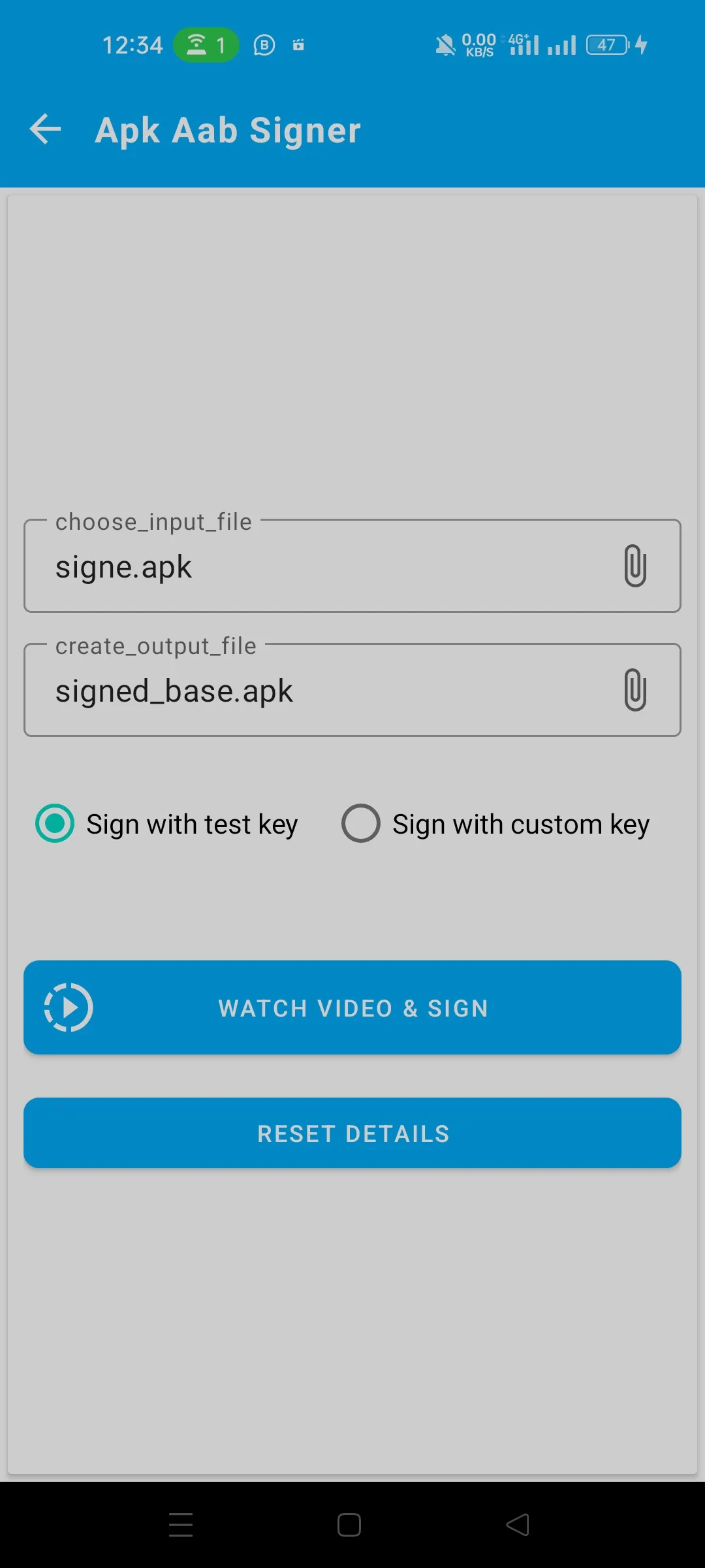 AAB Signer - Keystore Creator | Indus Appstore | Screenshot