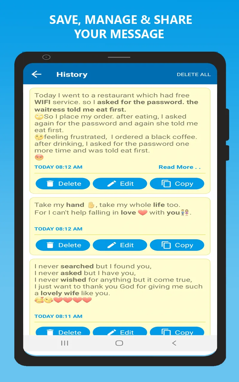 Message Editor | Indus Appstore | Screenshot