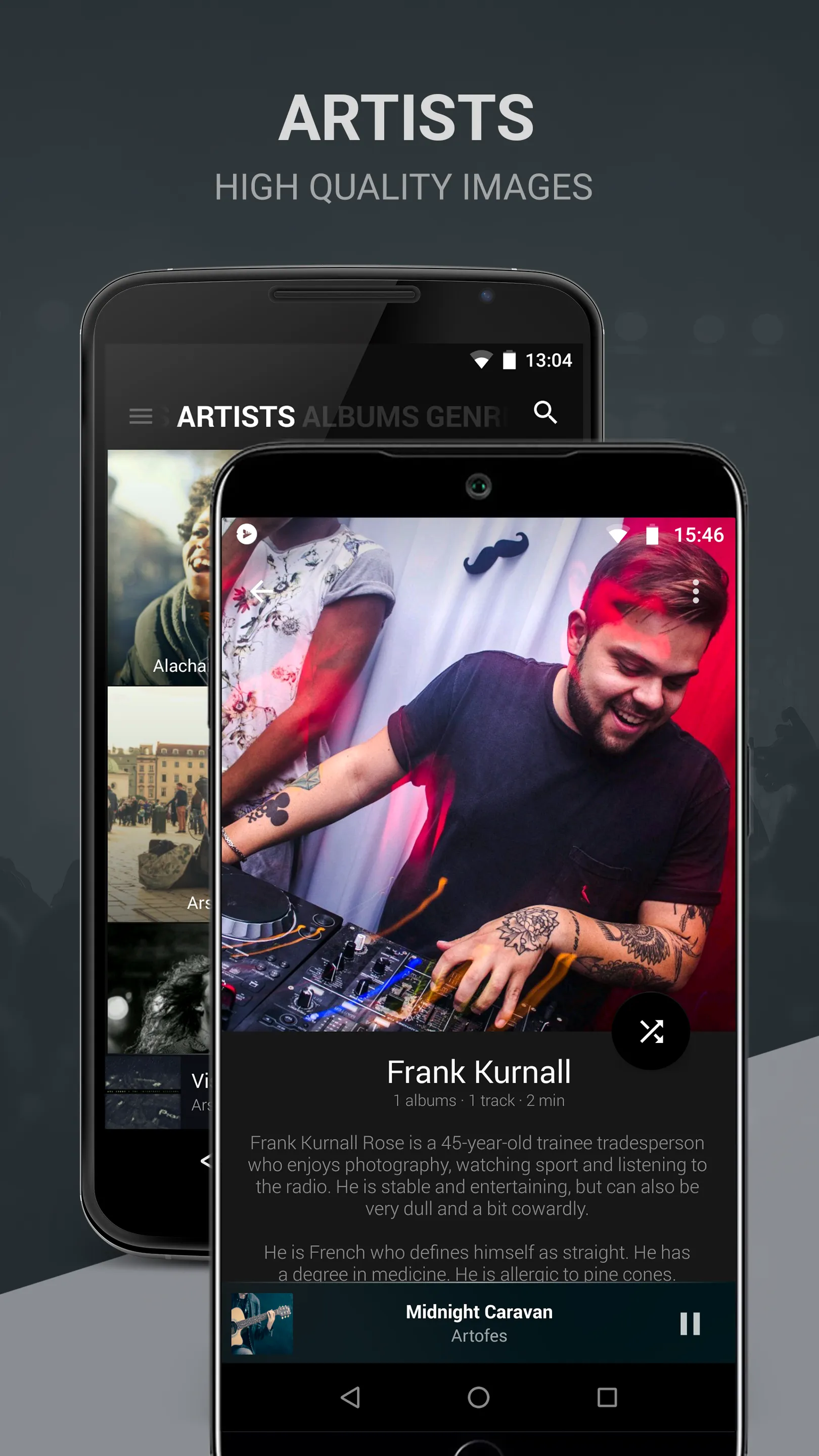 BlackPlayer Music Player | Indus Appstore | Screenshot