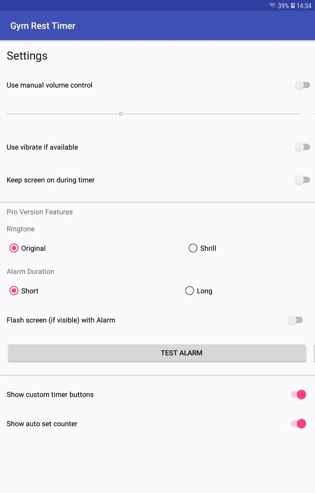 Gym Rest Timer | Indus Appstore | Screenshot