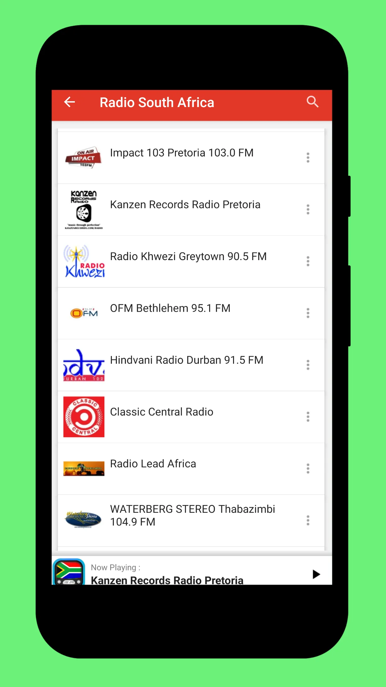 Radio South Africa + Radio FM | Indus Appstore | Screenshot