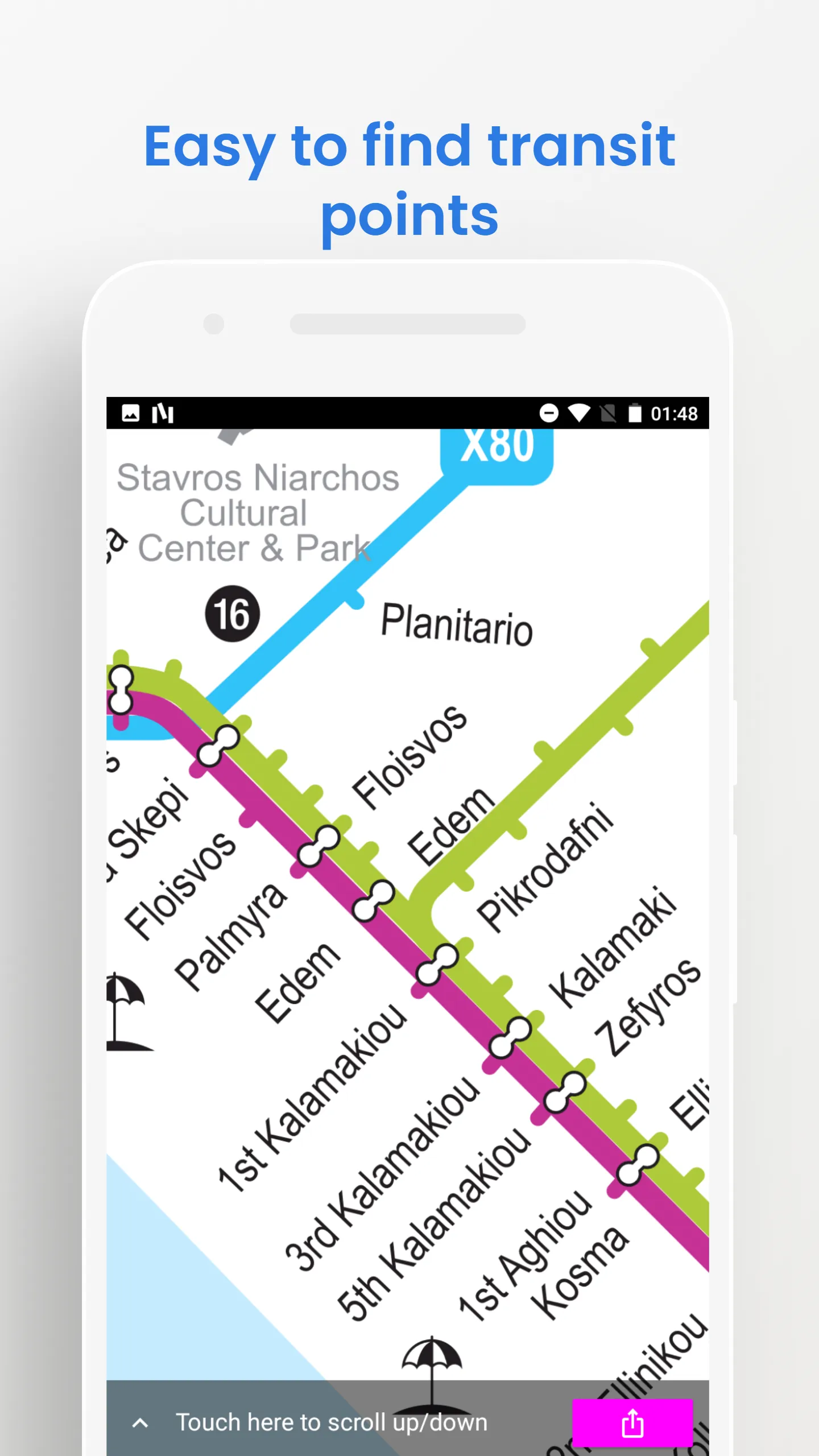 Athens Metro Bus Travel Guide | Indus Appstore | Screenshot