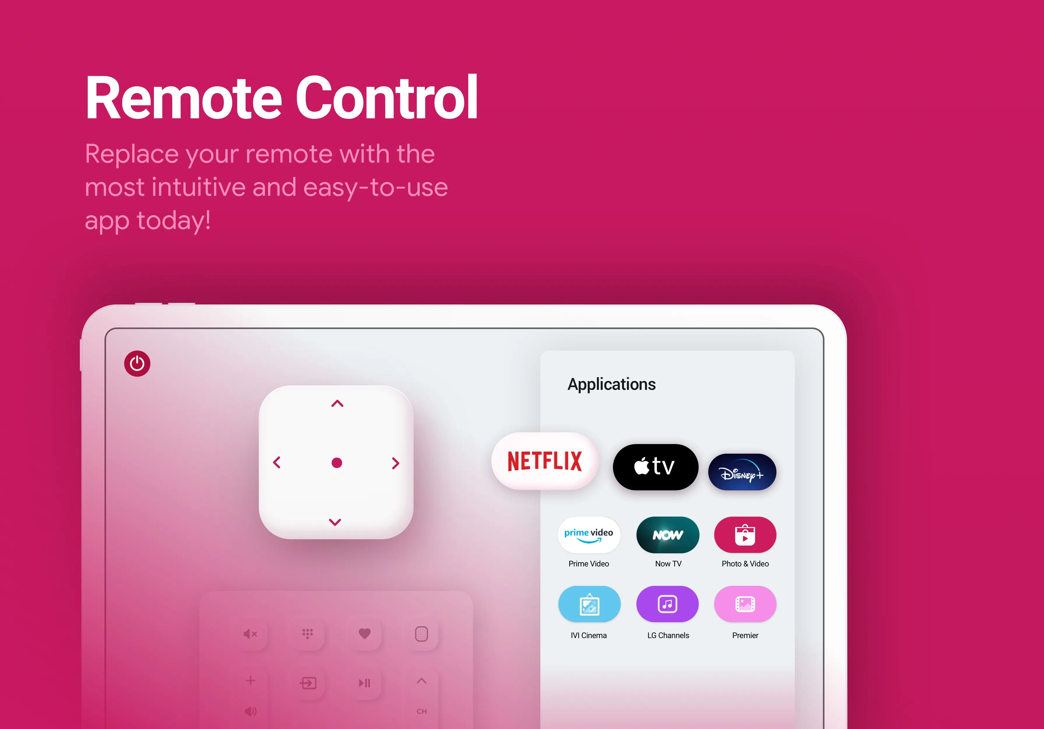 LG Smart TV Remote Control | Indus Appstore | Screenshot