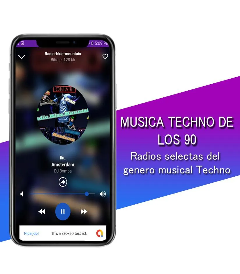 Music Techno delos 90 | Indus Appstore | Screenshot