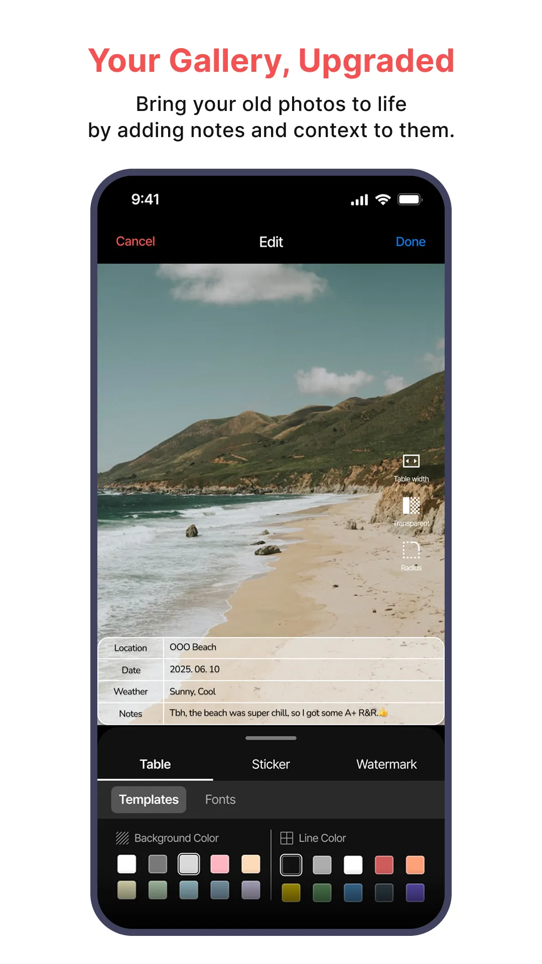 TableOnPhoto - Photo Editor | Indus Appstore | Screenshot