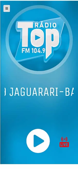 RADIO TOPFM 104.9 JAGUARARI-BA | Indus Appstore | Screenshot