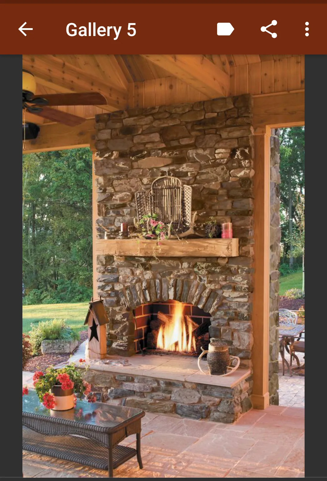 Outdoor Fireplace | Indus Appstore | Screenshot