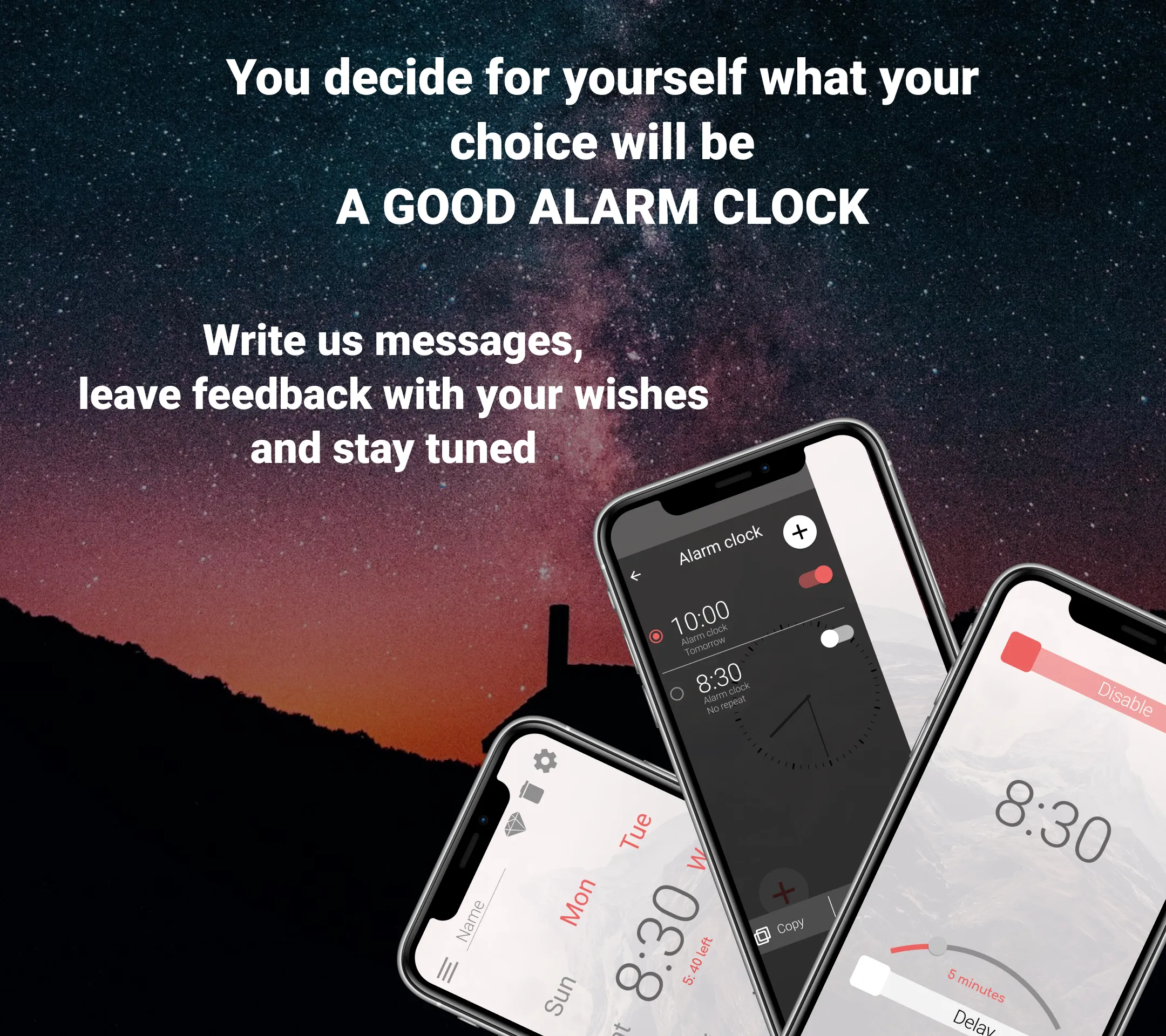 Gentle alarm clock with music | Indus Appstore | Screenshot