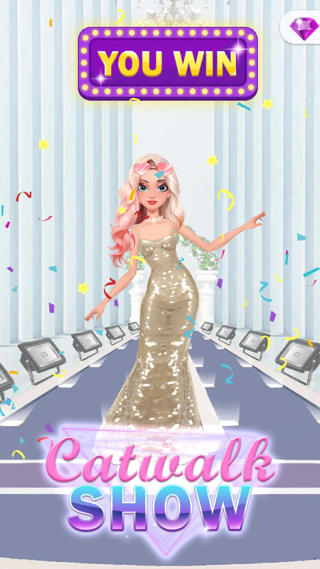 Catwalk Show: Dress Up Game | Indus Appstore | Screenshot