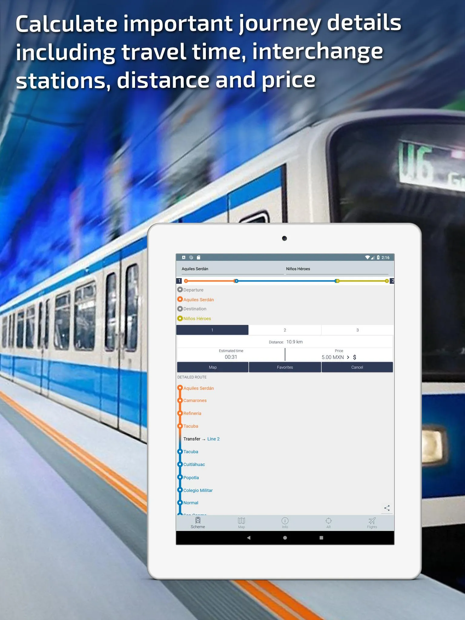 Mexico City Metro Guide | Indus Appstore | Screenshot