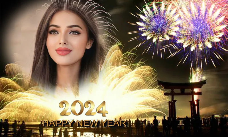 New Year Photo Frame 2024 | Indus Appstore | Screenshot