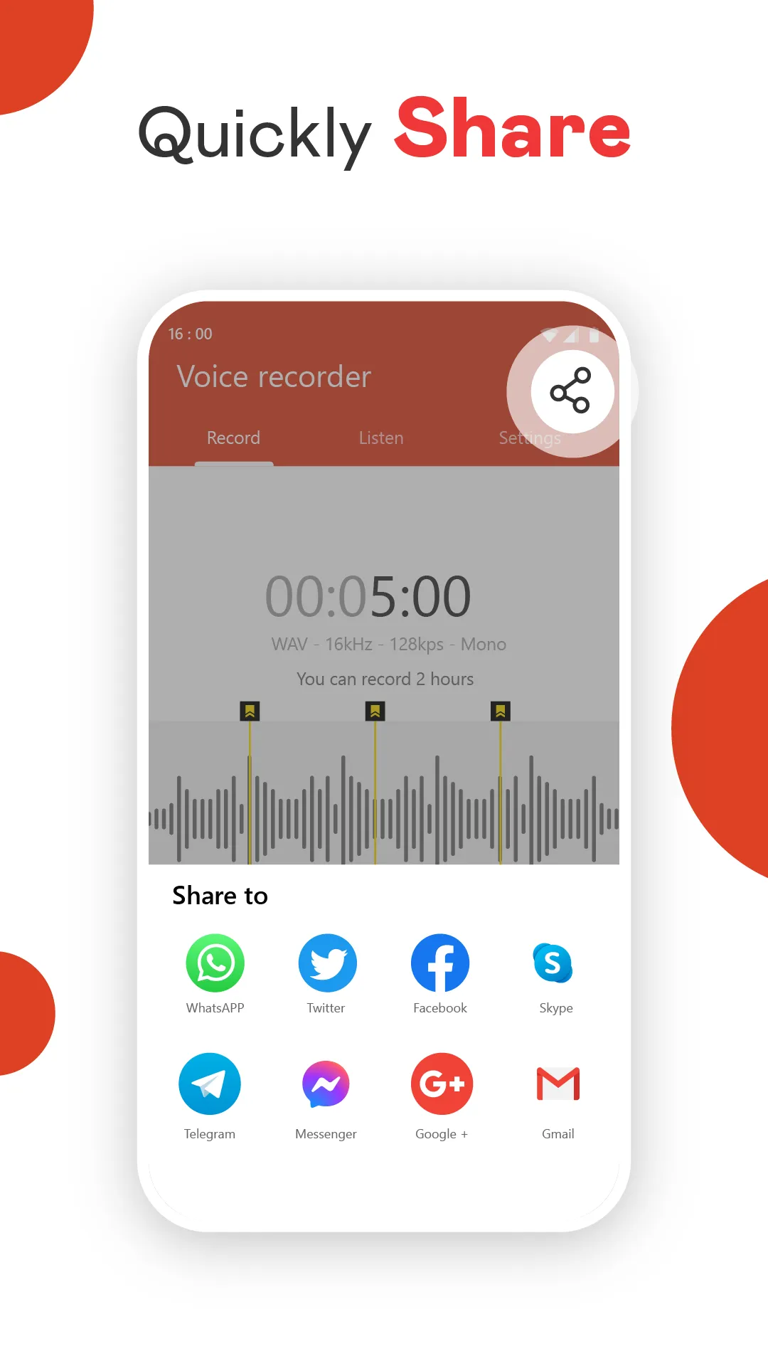 Voice Recorder: Memos & Editor | Indus Appstore | Screenshot