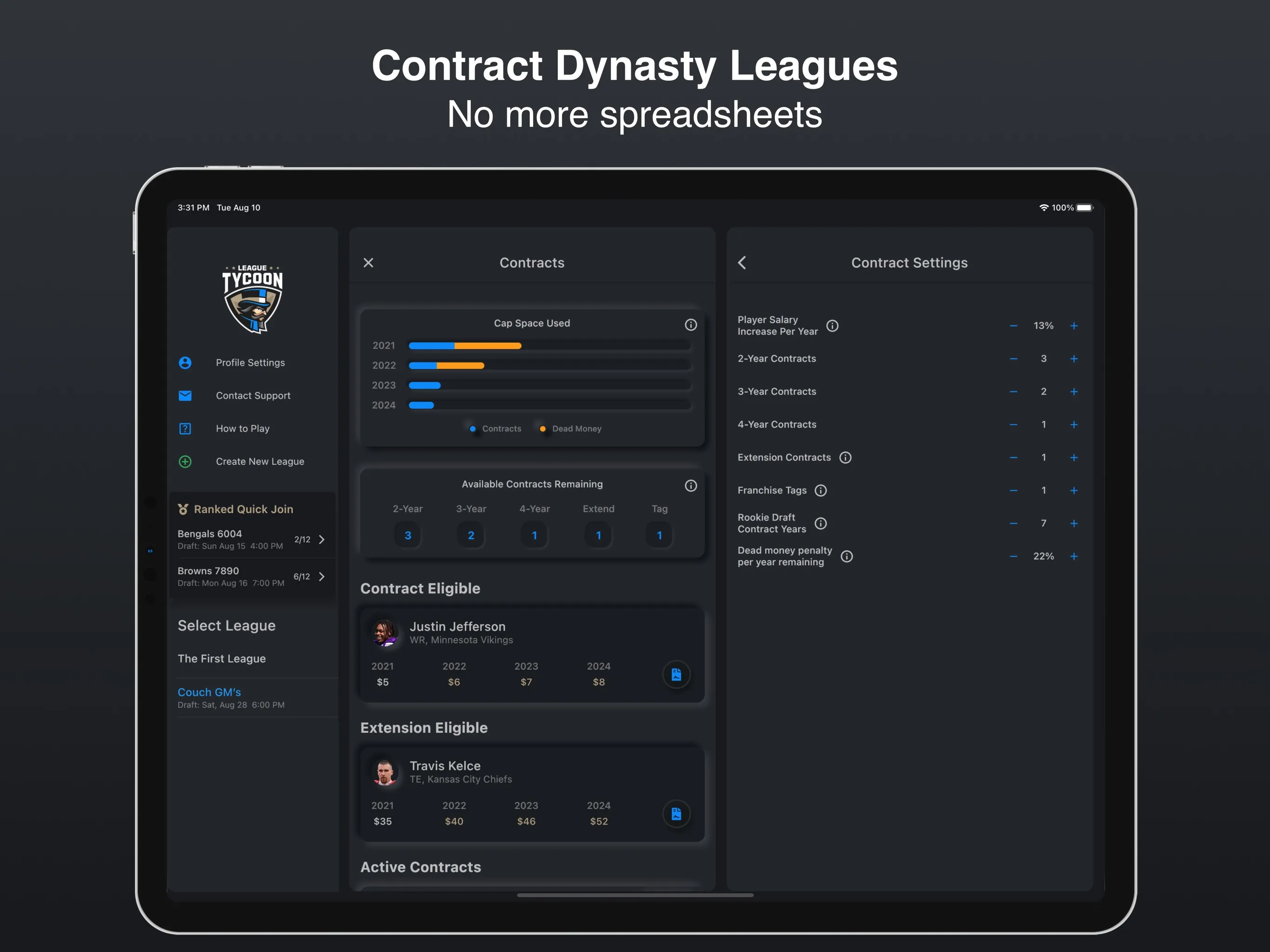 League Tycoon Fantasy Football | Indus Appstore | Screenshot