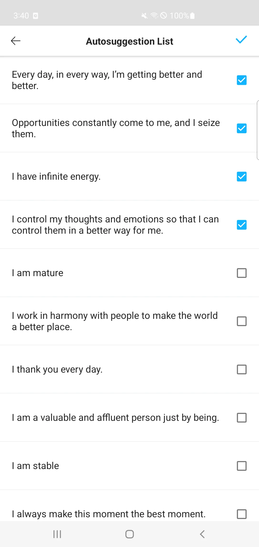 Autosuggestion Self-suggestion | Indus Appstore | Screenshot